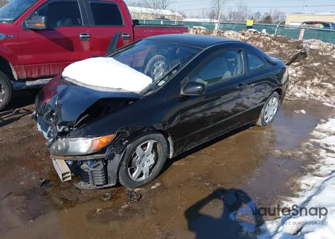 2007 Honda Civic Lx z USA, uszkodzony, nr VIN 2HGFG12637H538776